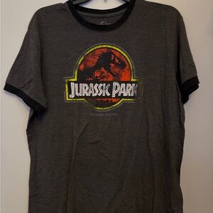 Universal Studios Heather Charcoal Logo Tee